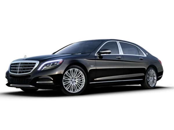 Black Mercedes-Benz Maybach Car PNG Transparent Background