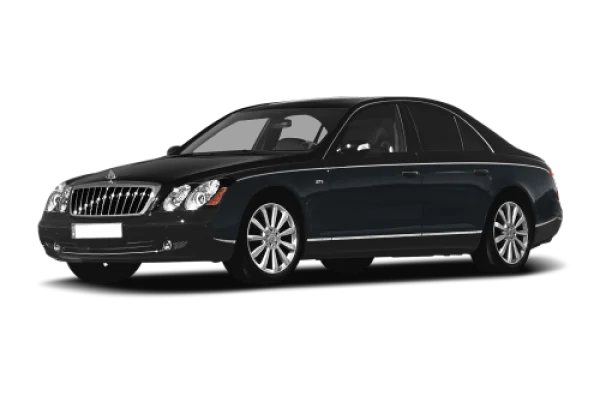 Black Luxury Sedan Car PNG Transparent Background