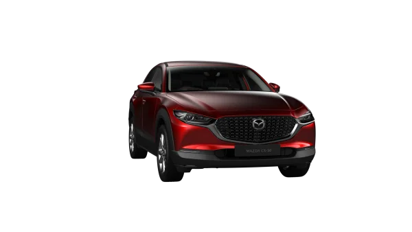 Red Mazda CX-30 PNG Transparent Background