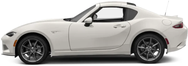 White Mazda MX-5 Miata RF Sports Car PNG