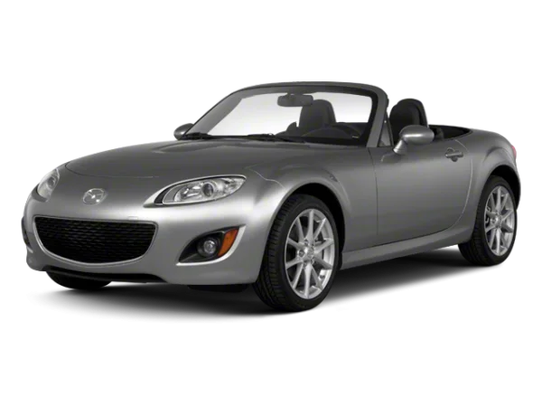 Silver Mazda Miata Convertible Car PNG Transparent