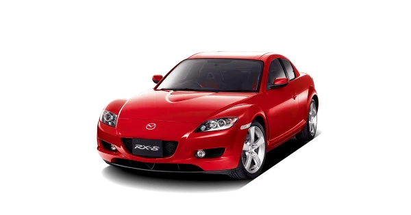 Red Mazda RX-8 Sports Car Transparent PNG