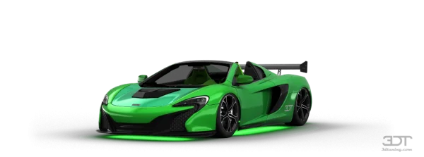 Vibrant Green Sports Car PNG Transparent Background