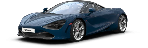 Blue McLaren 720S Supercar PNG