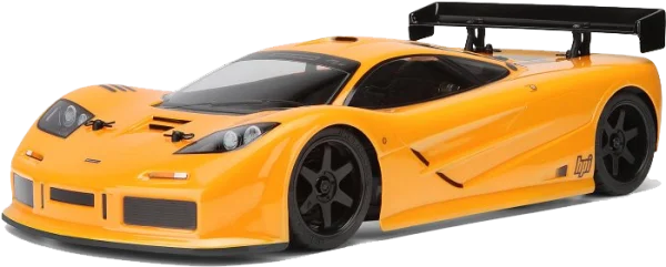 Orange RC Race Car PNG Transparent Background