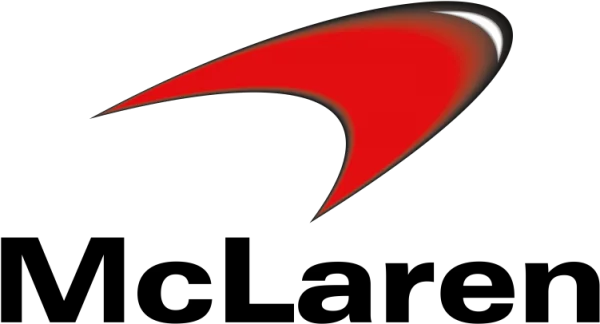McLaren Logo Red Swoosh PNG Transparent Background