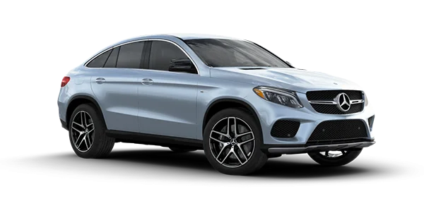 Light Blue Mercedes-Benz GLE Coupe PNG Transparent Background
