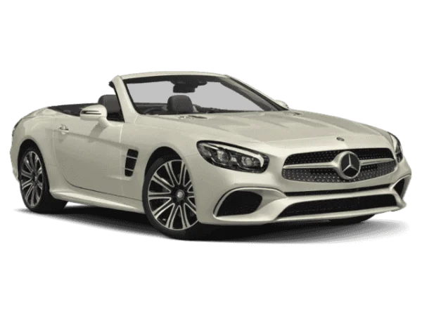 White Mercedes-Benz Convertible PNG Transparent