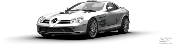 Silver Mercedes-Benz SLR McLaren PNG Transparent