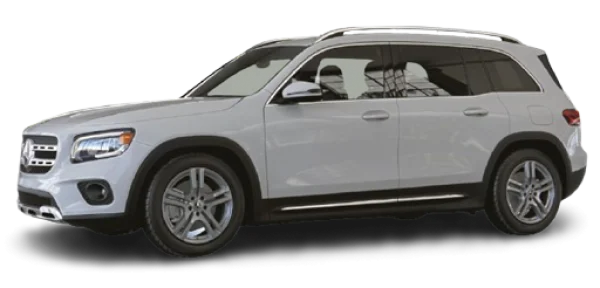 White Mercedes-Benz GLB SUV PNG Transparent Background