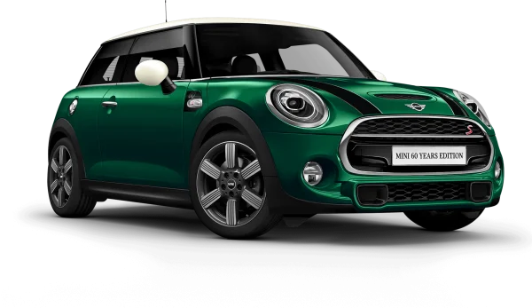 Green Mini Cooper 60 Years Edition PNG
