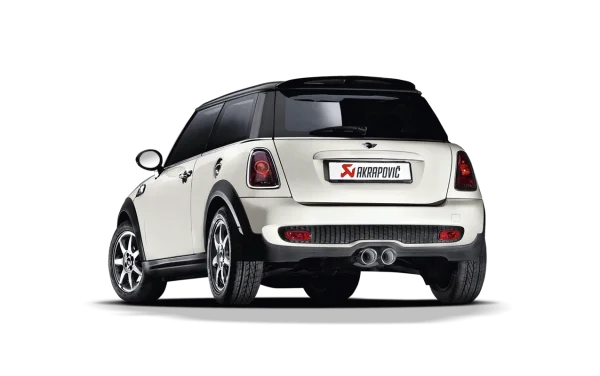 White Mini Cooper Car PNG Transparent Background