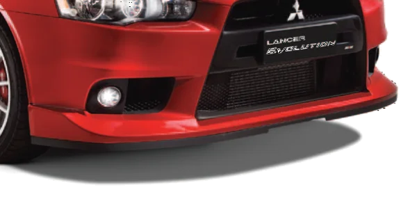Red Mitsubishi Lancer Evolution Front Bumper PNG