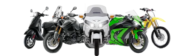 Assorted Motorcycles Collection PNG Transparent Background
