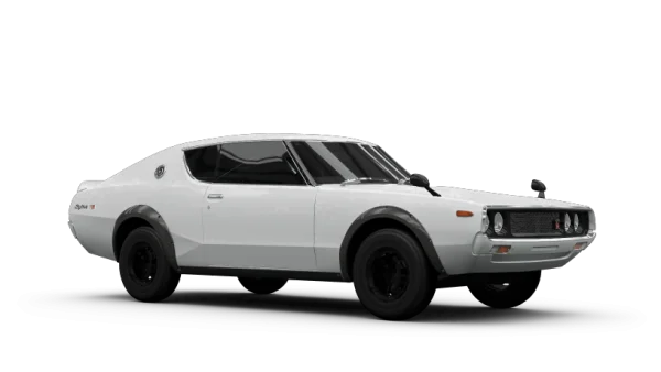 White Classic Nissan Skyline GT-R Hakosuka PNG