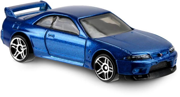 Blue Metallic Toy Sports Car PNG