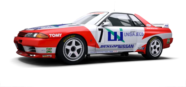 Nissan Skyline R32 Race Car PNG Transparent Background