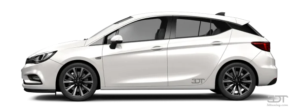 White Hatchback Car Transparent PNG