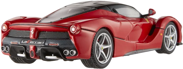 Red Ferrari LaFerrari Sports Car PNG Transparent Background