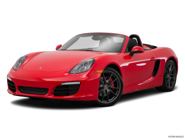 Red Porsche Boxster PNG Transparent Background