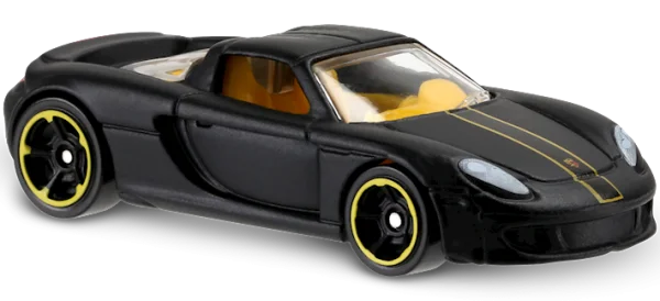 Black Toy Sports Car PNG Transparent Background
