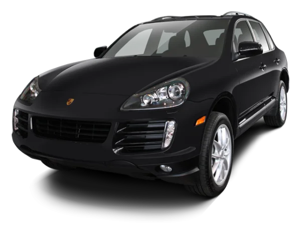 Black Porsche Cayenne SUV PNG Transparent Background