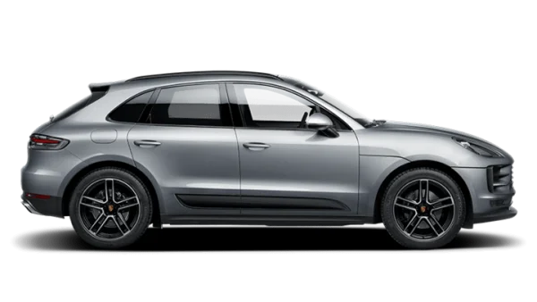 Silver Porsche Macan PNG Transparent Background