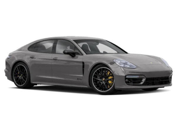 Grey Porsche Panamera GTS PNG Transparent Background