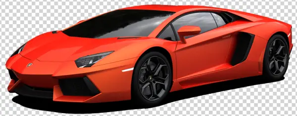 Red Lamborghini Aventador PNG Transparent Background