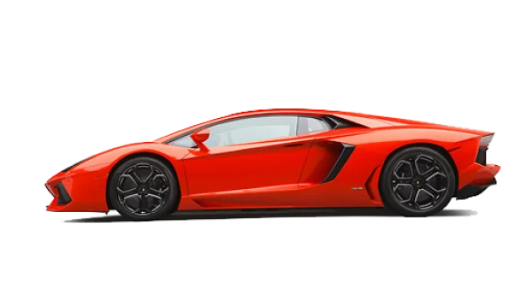 Red Lamborghini Aventador PNG Transparent Background