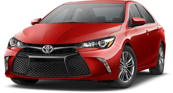 Red Toyota Camry Car PNG Transparent Background