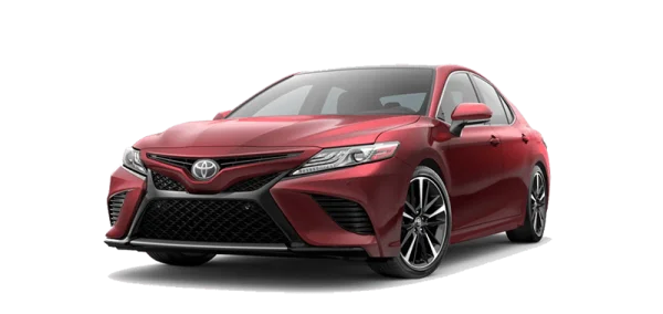 Red Toyota Camry Car PNG Transparent Background