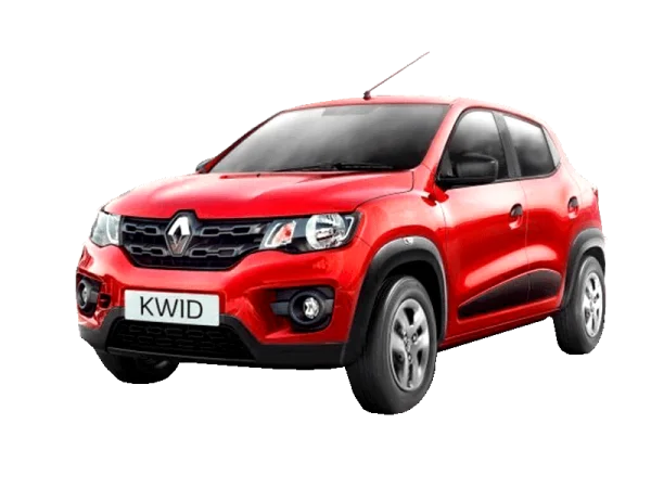 Red Renault Kwid Car PNG Transparent Background