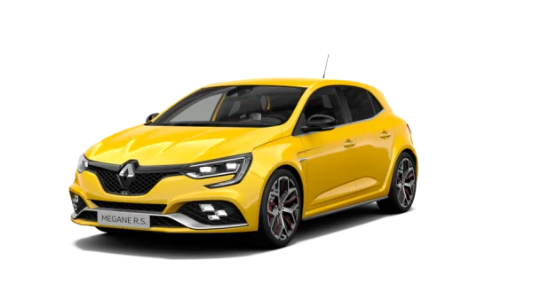 Yellow Renault Megane R.S. PNG Transparent Background