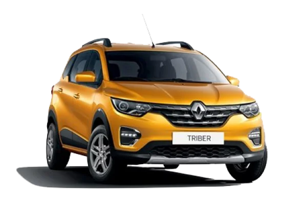 Yellow Renault Triber Car PNG Transparent Background