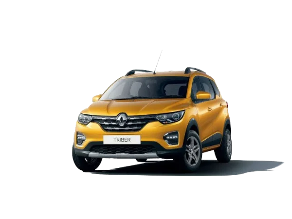 Yellow Renault Triber Car PNG Transparent Background