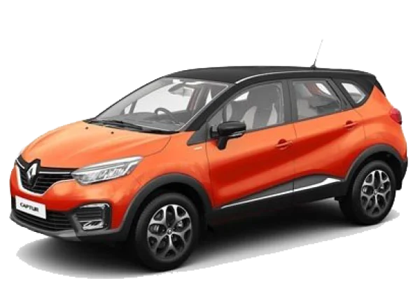 Orange Renault Captur PNG Transparent Background