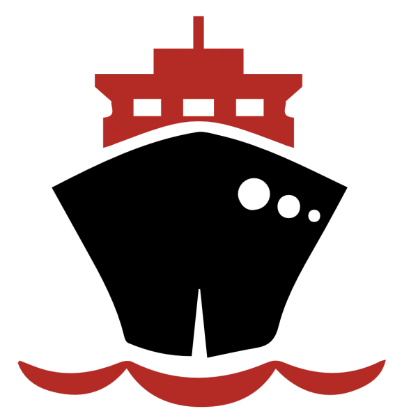 Red Ship Boat Icon PNG Transparent