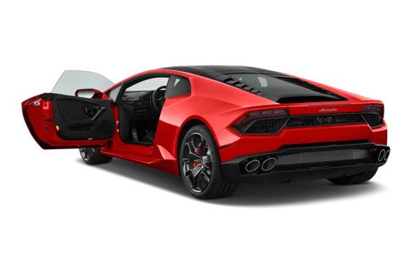 Red Lamborghini Huracan PNG Transparent Background