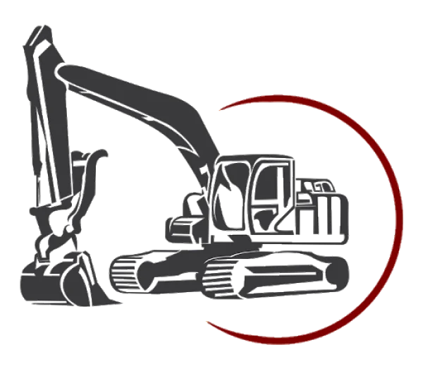 Excavator Silhouette PNG Transparent Background