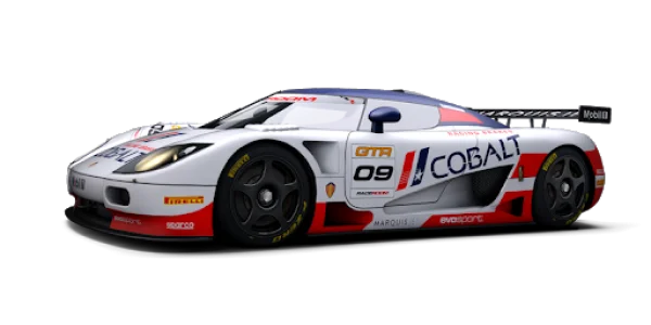 White and Blue Race Car PNG Transparent Background