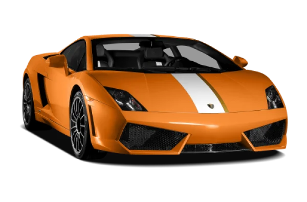 Orange Lamborghini Gallardo Sports Car PNG Transparent