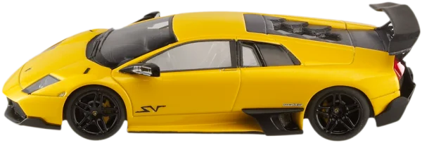 Yellow Lamborghini Murcielago SV Toy Car PNG Transparent