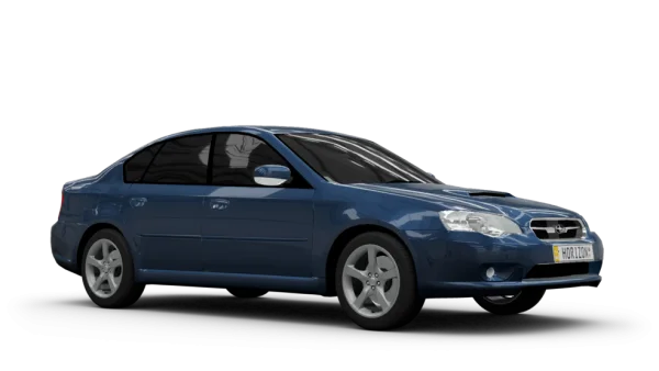 Blue Subaru Sedan Car PNG Transparent Background