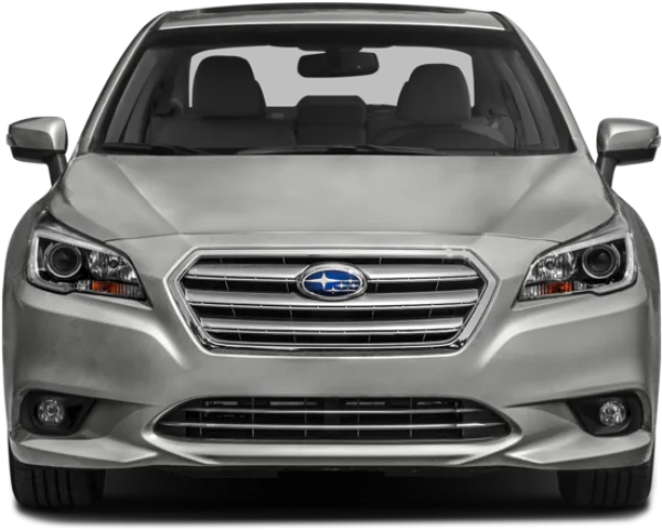 Silver Subaru Legacy Car Front PNG Transparent