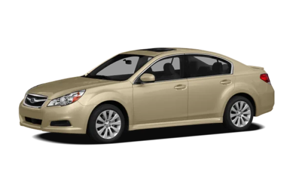 Gold Subaru Legacy Sedan PNG Transparent Background