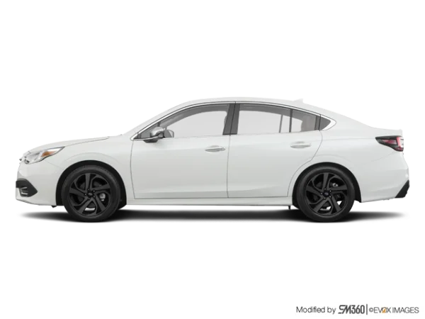 White Sedan Car PNG Transparent Background