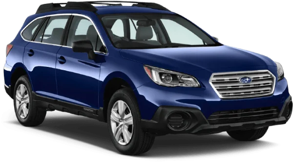 Blue Subaru Outback Car PNG Transparent Background