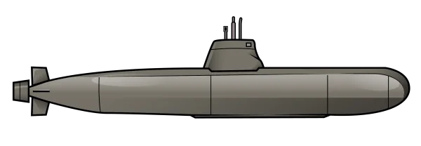 Submarine PNG Transparent Background