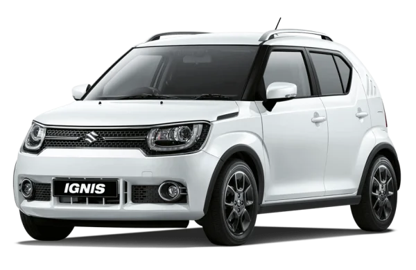 White Suzuki Ignis Car PNG Transparent